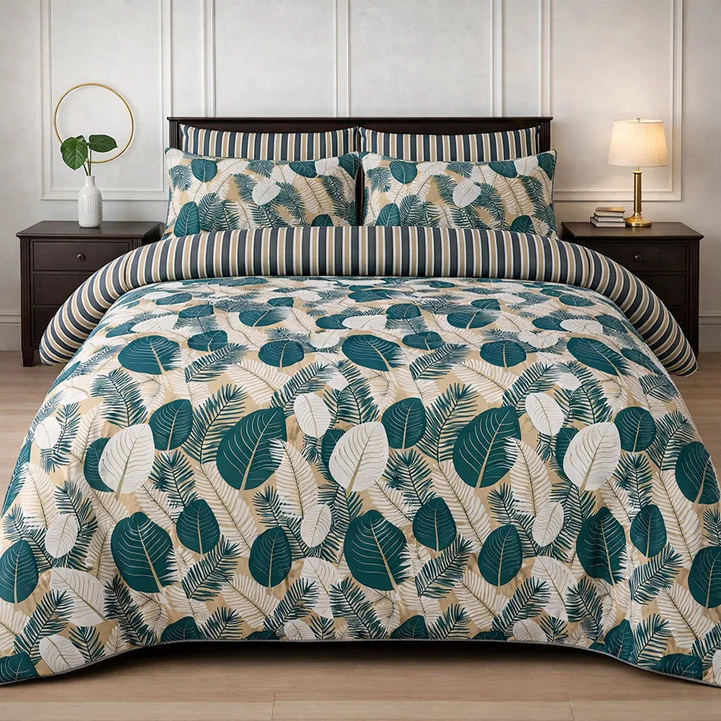 Winter Quilt/Razai Set SH-46 (Heavy polyester Filling)