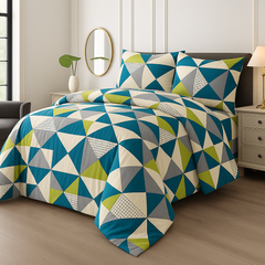 7 Pcs Comforter Set DZ-109 ( light weight filling )