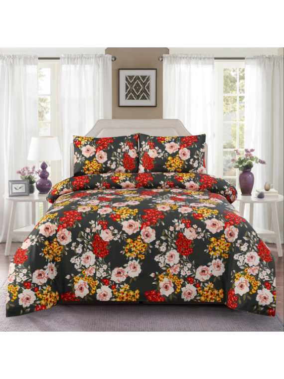 MICR-119 PREMIUM COTTON KING BEDSHEET 3 PCS
