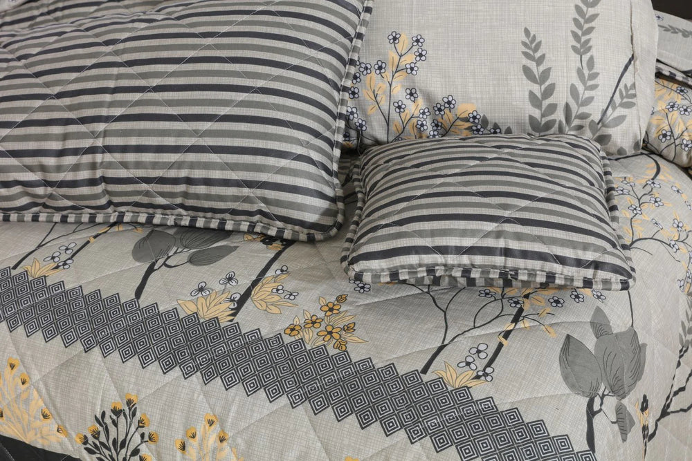 7 Pcs Comforter Set DZ-68 ( light weight filling )