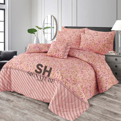 7 Pcs Comforter Set DZ-91 ( light weight filling )