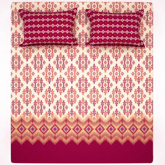 Double Bed 6 pc Winter Razai Set (Heavy Filling) DZ-26