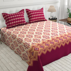 Double Bed 6 pc Winter Razai Set (Heavy Filling) DZ-26