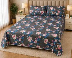 PRINTED PURE COTTON BEDSHEET ASH-4097