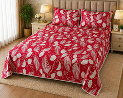 PRINTED PURE COTTON BEDSHEET ASH-4084