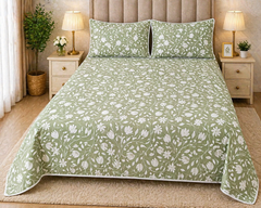 PRINTED PURE COTTON BEDSHEET ASH-4083