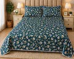LEAF PREMIUM COTTON KING BEDSHEET 3 PCS