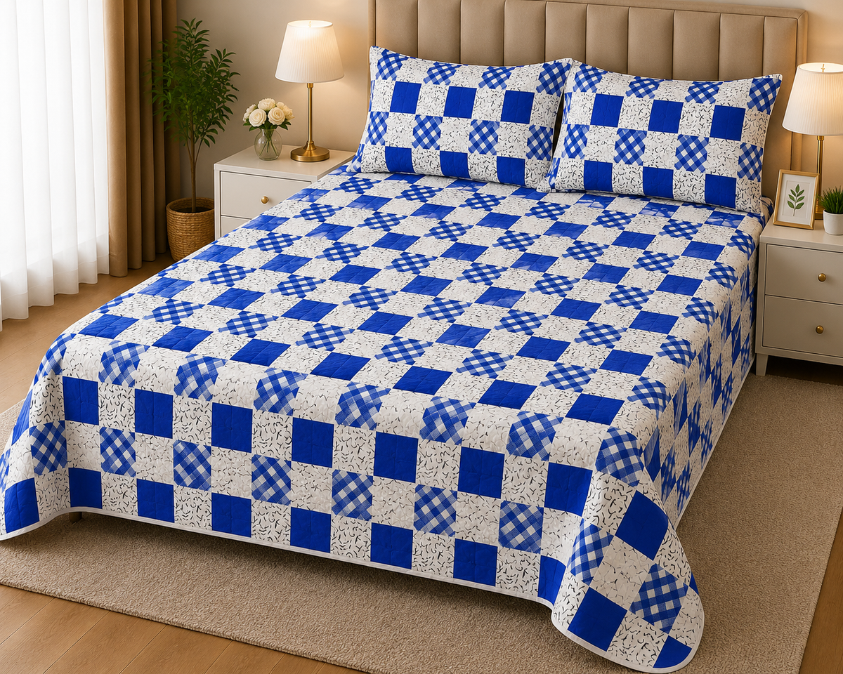 MICR-04 PREMIUM COTTON KING BEDSHEET 3 PCS