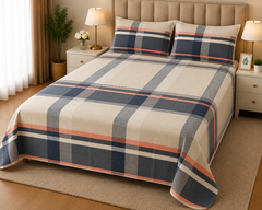 TENNI PREMIUM COTTON KING BEDSHEET 3 PCS