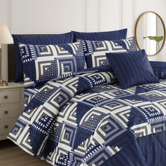 7 Pcs Comforter Set DZ-53 ( light weight filling )