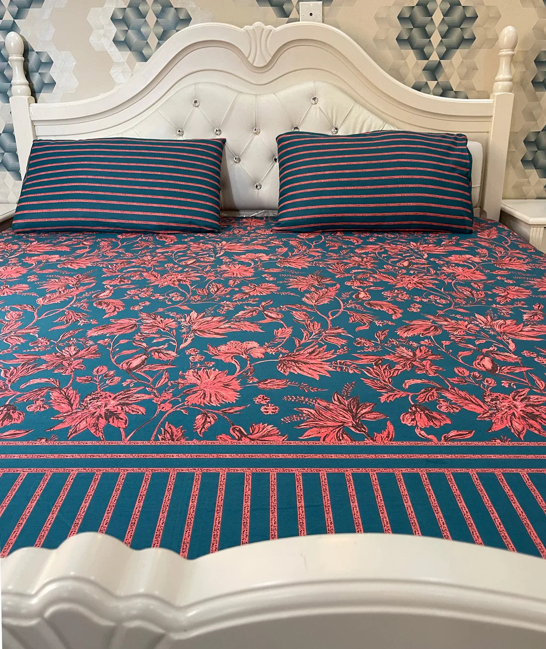 ZICW COTTON KING BEDSHEET 3 PCS