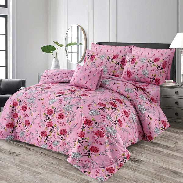 7 Pcs Comforter Set DZ-92 ( light weight filling )