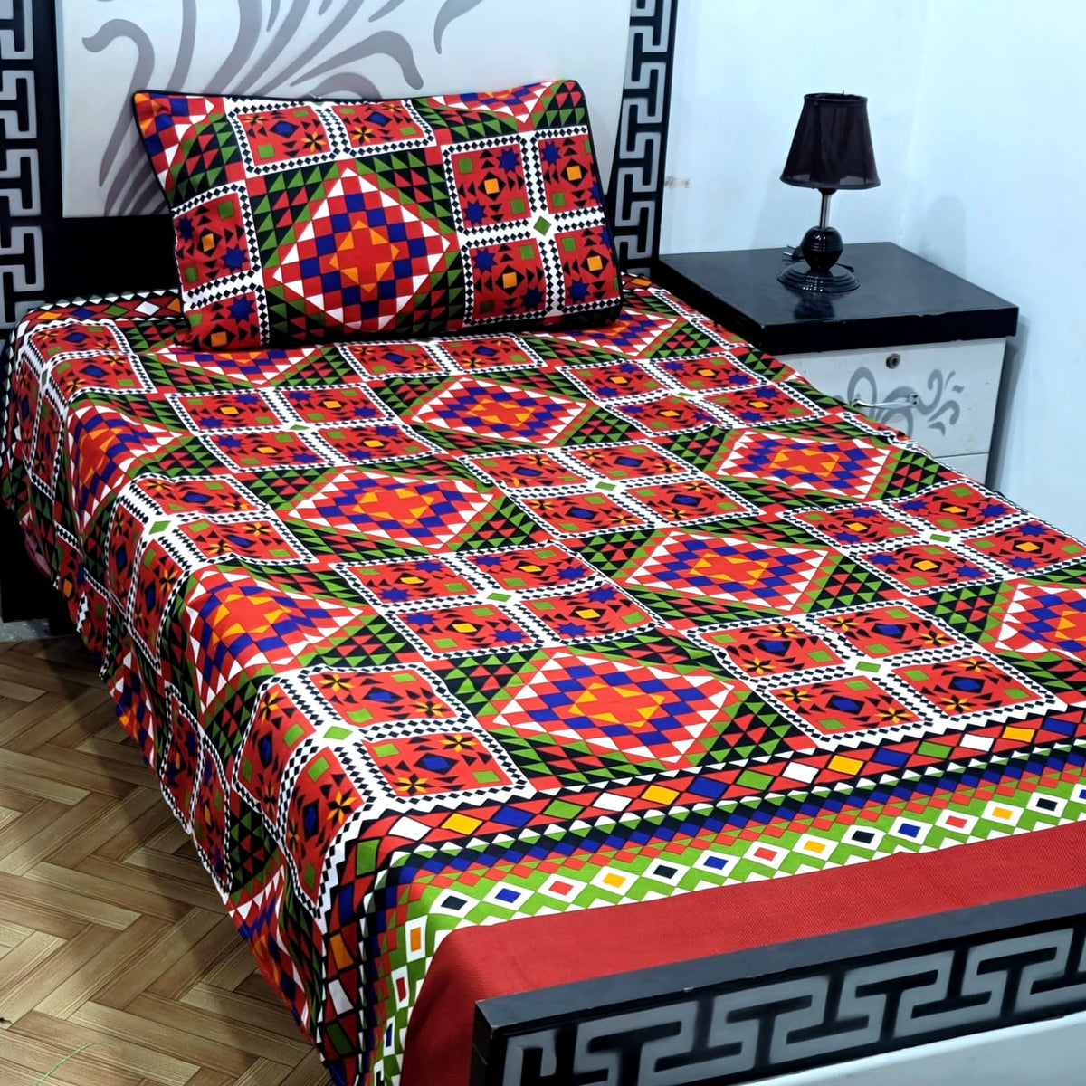 4-PCS SINGLE (PAIR) BEDSHEET-0244