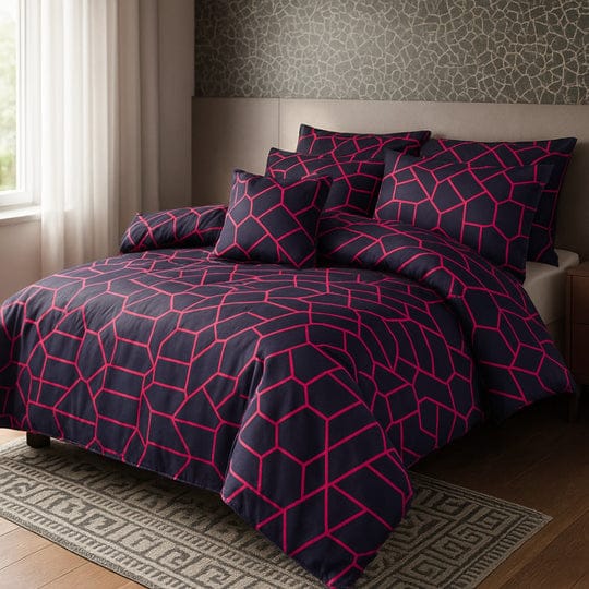 7 Pcs Comforter Set DZ-79 ( light weight filling )