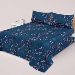 MIDNIGHT OSIS  COTTON KING BEDSHEET 3 PCS