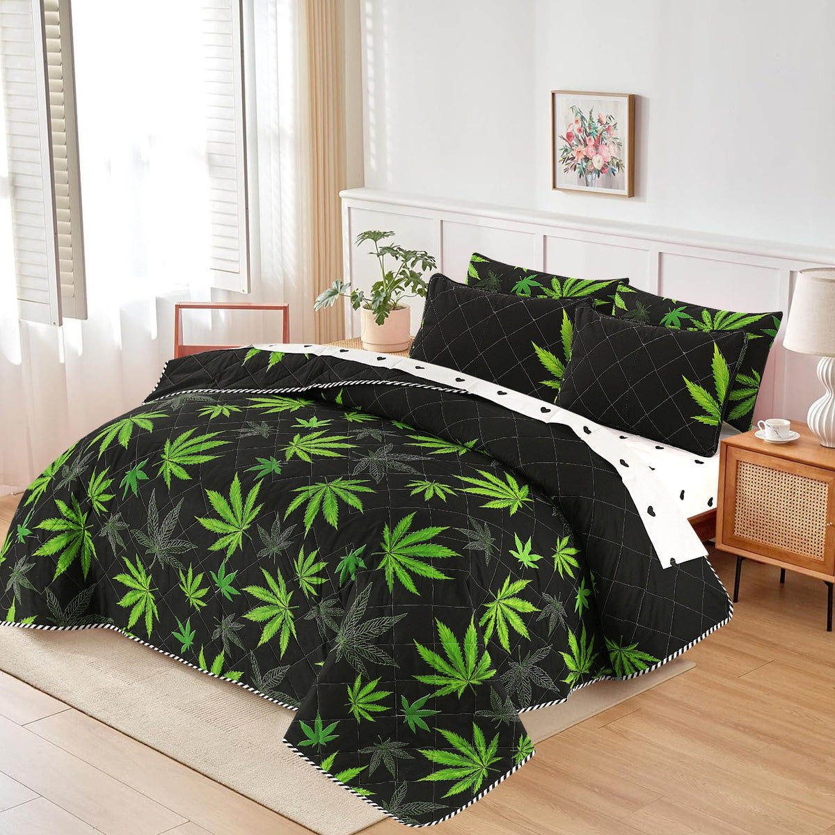 6 Pcs Comforter Set Nishat-1099 ( Light Filling)