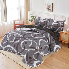 LUVOZA 6 Pcs Comforter Set Nishat-2099 ( Light Filling)