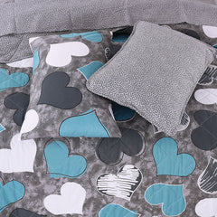 DIVINE HEART  6 Pcs Comforter Set Nishat-2099 ( Light Filling)