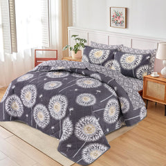 FLOR 6 Pcs Comforter Set Nishat-2099 ( Light Filling)