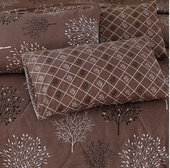 7 Pcs Comforter Set DZ-92 ( light weight filling )