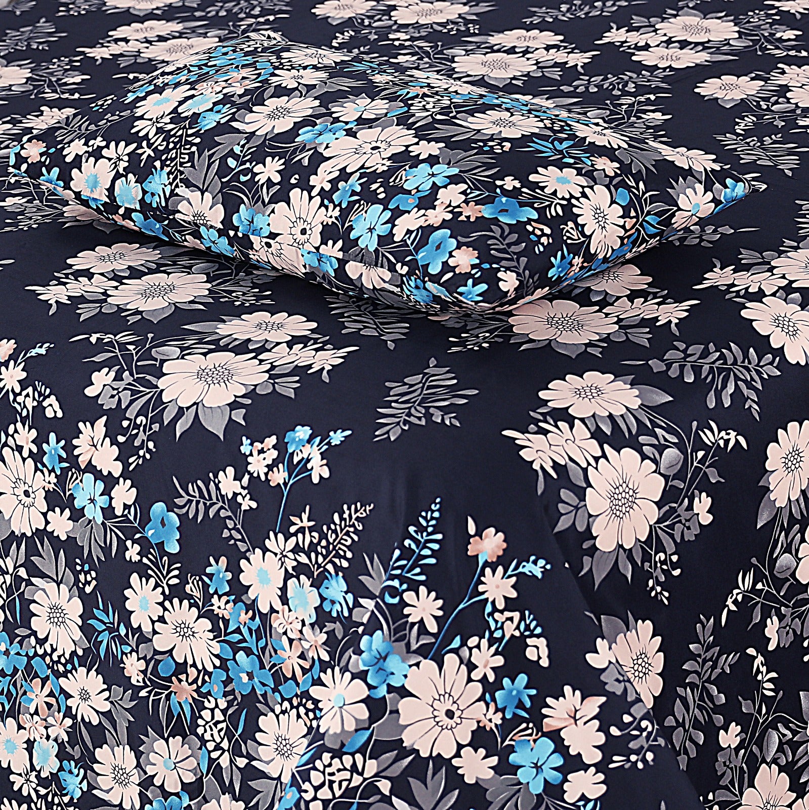 DZ-1043 PREMIUM COTTON KING BEDSHEET 3 PCS