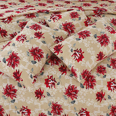 Double Bed 6 pc Winter Razai Set (Heavy Filling) DZ-09