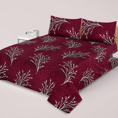 DZ-1040 PREMIUM COTTON KING BEDSHEET 3 PCS