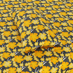 YHUM BROWN PREMIUM COTTON KING BEDSHEET 3 PCS