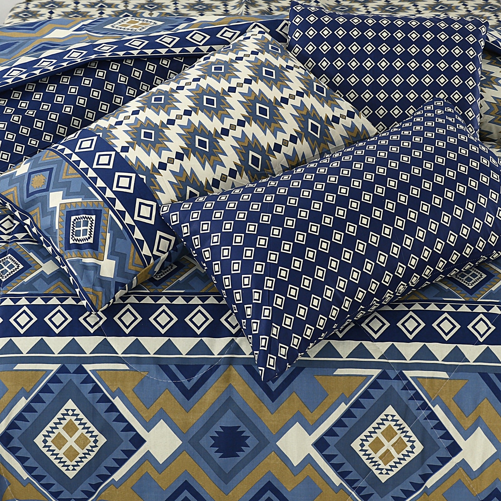 Double Bed 6 pc Winter Razai Set (Heavy Filling) DZ-20