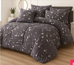 Double Bed 6 pc Winter Razai Set (Heavy Filling) DZ-16
