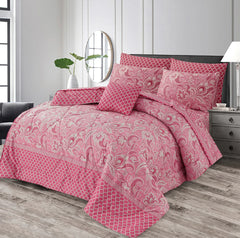 7 Pcs Comforter Set DZ-76 ( light weight filling )