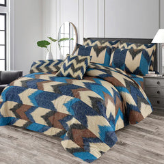 7 Pcs Comforter Set DZ-64 ( light weight filling )