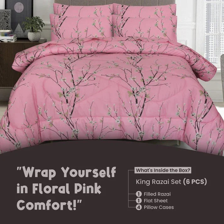 Winter Quilt/Razai Set SH-33 (Heavy polyester Filling)