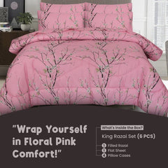 Winter Quilt/Razai Set SH-33 (Heavy polyester Filling)