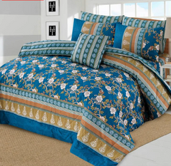7 Pcs Comforter Set DZ-93 ( light weight filling )