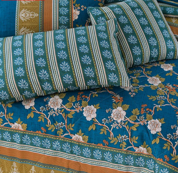7 Pcs Comforter Set DZ-93 ( light weight filling )